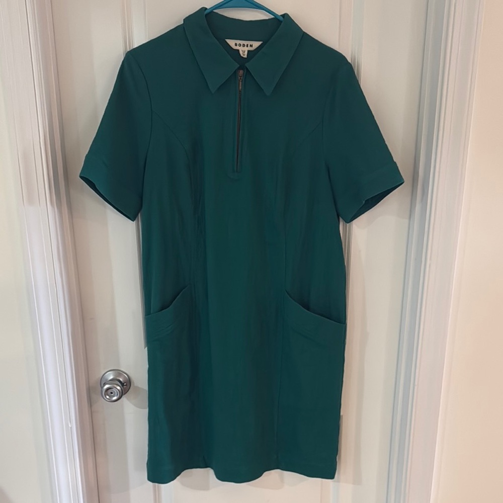 Green Short Sleeve Dress